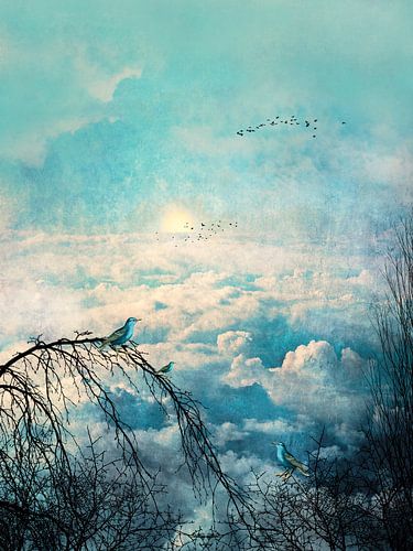 HEAVENLY BIRDS III-B Portrait