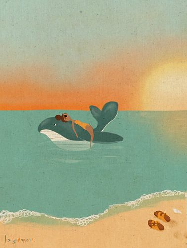 Coucher de soleil sur la plage
