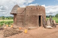 Traditionelle Lehmhütte in Afrika | Benin von Photolovers reisfotografie Miniaturansicht