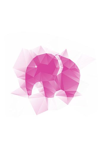 Olifant van Low Poly