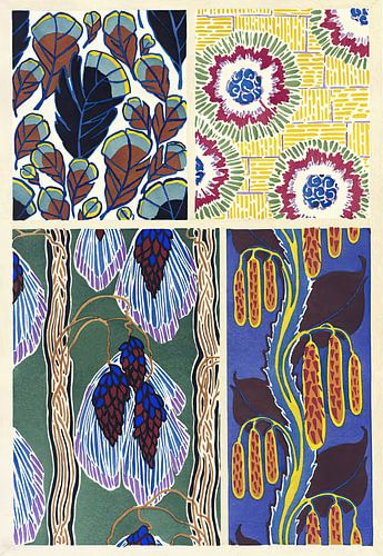 Émile-Allain Séguy - Floréal; neue Designs & Farben