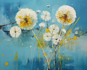 Peinture de pissenlits