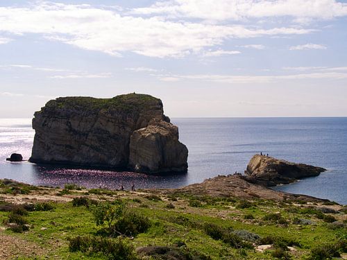 Fungus Rock bij Dwejra bay