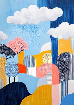 Merry Trees by Eye catching paintings