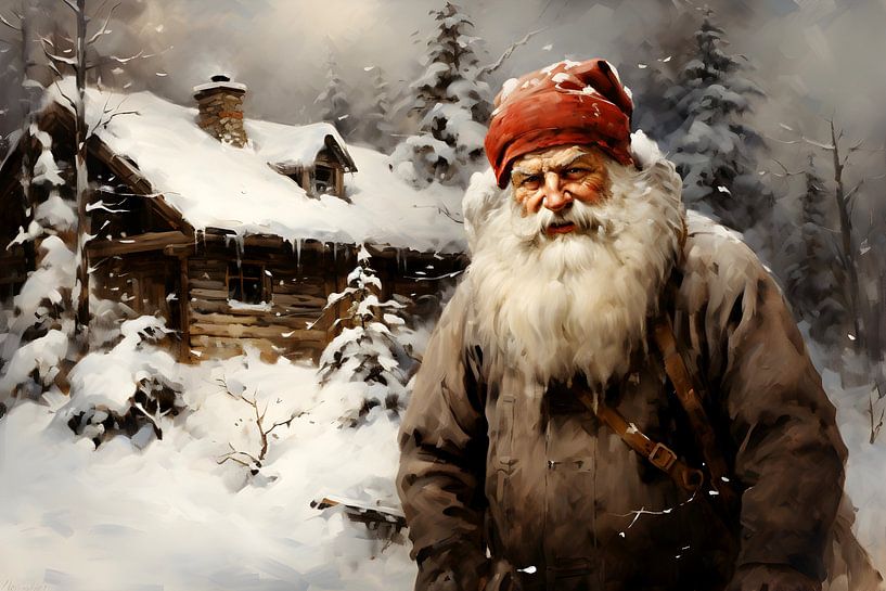Warm greetings from Father Christmas by Heike Hultsch