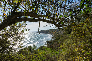 Blick auf das Fischerdorf Vitt am Kap Arkona auf der Insel Rügen Landschaft Ostseeküste