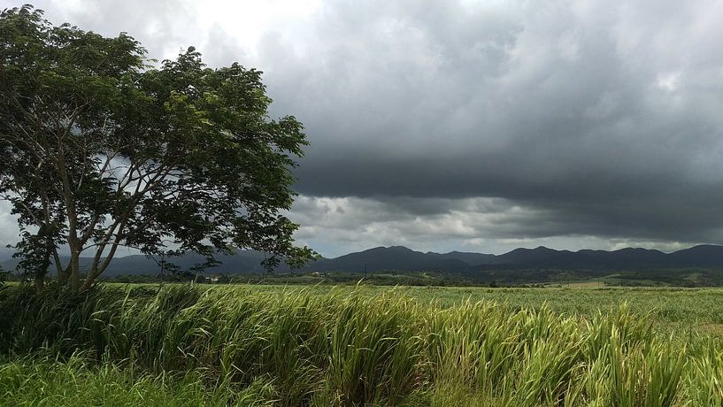 Angry clouds over Guadeloupe by Daniel Chambers