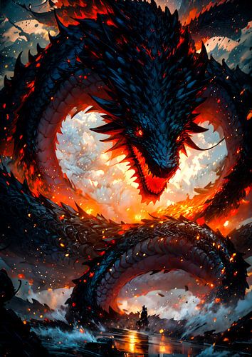 The Erupting Wyrm Dragon