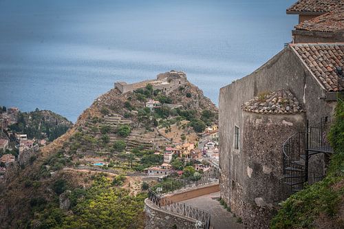 sicilie isabella taormina poster of wanddecoratie