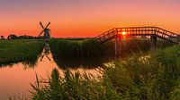 Zonsondergang bij "De Zilvermeeuw" van Henk Meijer Photography thumbnail