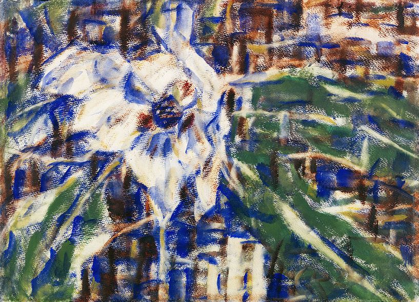 Blaues Magnolien Stilleben, Christian Rohlfs, vermutlich 1929 von Atelier Liesjes