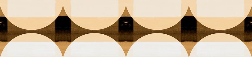 Bauhaus Modern Panorama Gold by FRESH Fine Art