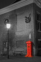 Historic letterbox at old Maassluis town hall
