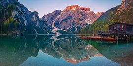 Sunrise Lago di Braies by Henk Meijer Photography