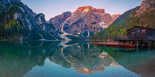 Zonsopkomst Lago di Braies