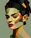 Fridah Kahlo squares by Bianca ter Riet thumbnail