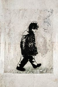 Graffiti Boy. Urban. Wabi-Sabi.