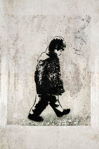 Graffiti Boy. Urban. Wabi-Sabi.