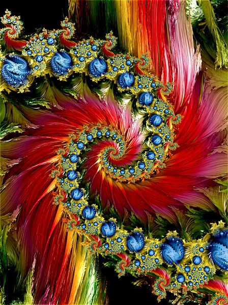 Bloemen Tuinspiralen van Andree Jakobson