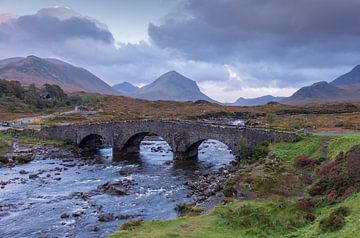 Scotland, Skye "bridge at Sligachan" by martin slagveld