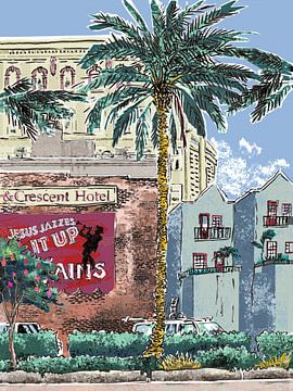 Jesus Jazzes it up New Orleans van Mariona Sinia