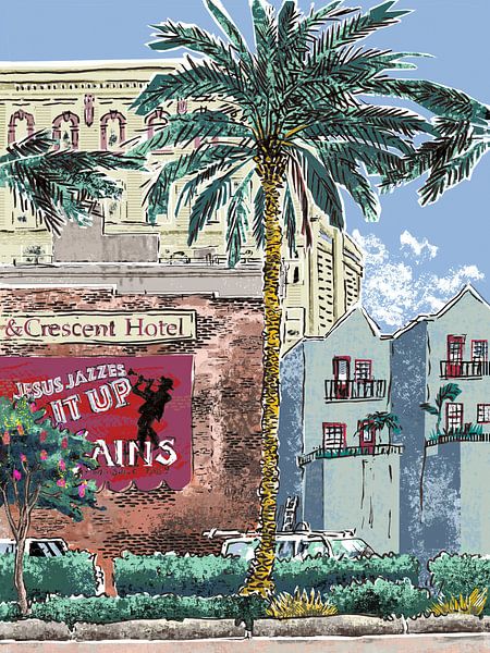 Jesus Jazzes it up New Orleans par Mariona Sinia