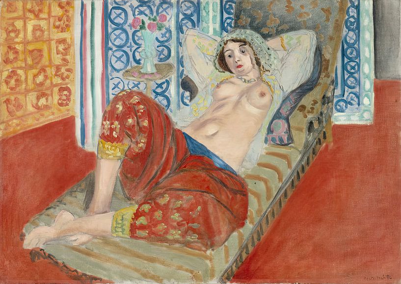 Henri Matisse - Odalisque with red panties by Peter Balan