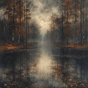 Landschaft mit ungewöhnlichem Licht