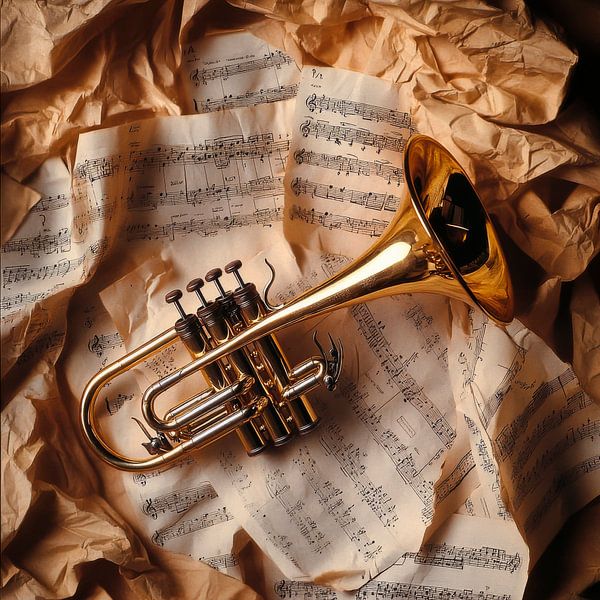 Musik und Melodien vereint von Poster Art Shop