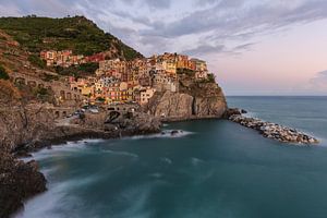 Manarola bei Sonnenuntergang
