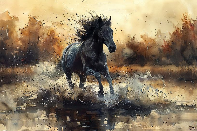 Horse sketch by PixelPrestige