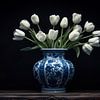 Nature morte aux tulipes sur Richards Fine Art