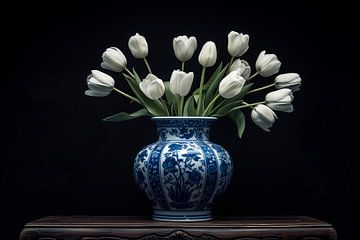 Nature morte aux tulipes sur Richard Rijsdijk