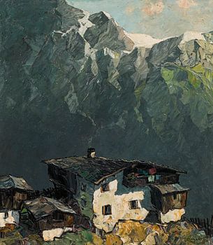 Oskar Mulley, Bergbauernhof, ca. 1933
