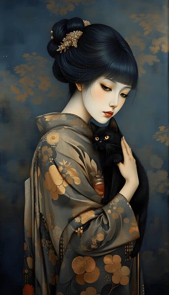 Geisha in connection by Jolique Arte