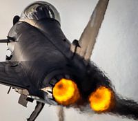 Eurofighter typhoon blows off the runway during #RIAT2019