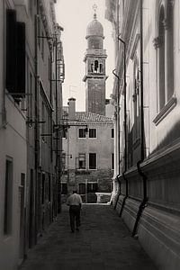 De straten van Venetie, Italie von Giovanni della Primavera
