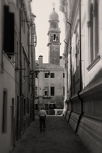 De straten van Venetie, Italie von Giovanni della Primavera
