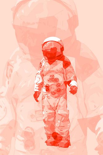 Spaceman AstronOut (Red Repeat)