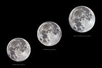 full moon in different sizes