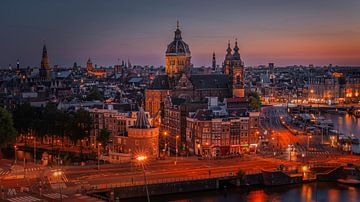 Basilica of the Holy St. Nicolas - Amsterdam by Michel Swart