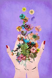 Frida`s Hands (pourpre) sur Treechild