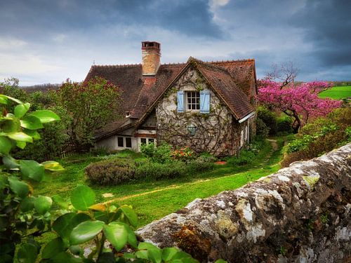Een sprookjeswoning in de Auvergne (kleur)