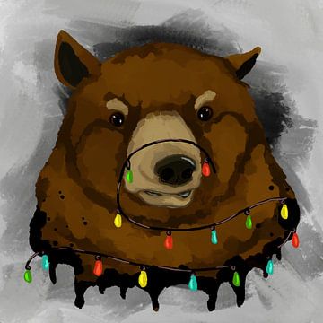 Christmas bear by Antiope33