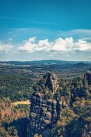 Beautiful panoramic landscapes in Bad Schandau