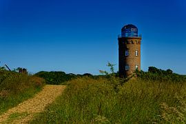 Peilingtoren bij Kaap Arkona op Rügen met pad