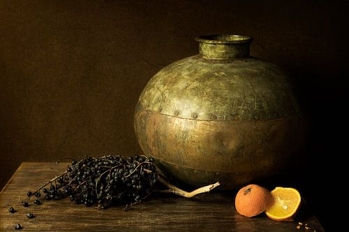 Nature morte, inspirée par les peintres du Siècle d'or