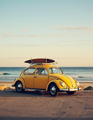Sur la plage