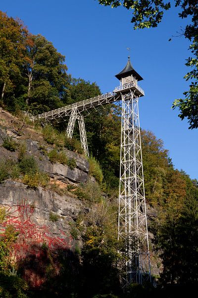 Historic passenger lift in Bad Schandau by t.ART