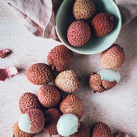 Lychee-Stillleben von Karine de Bruijn